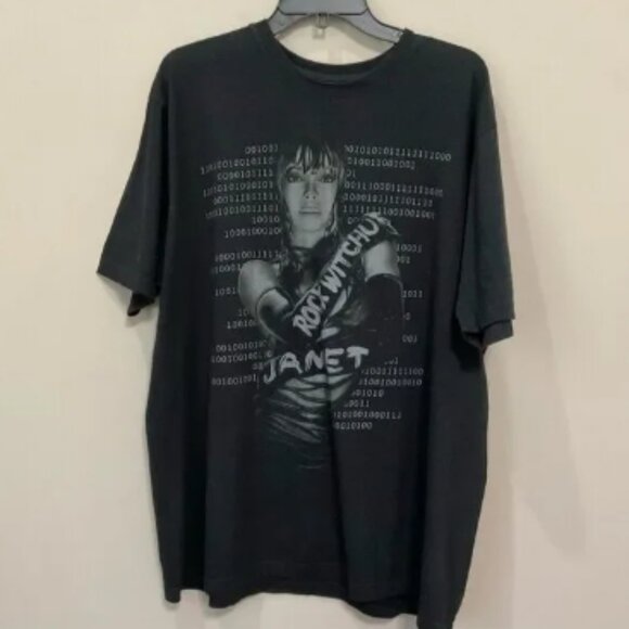 Janet Jackson 2010 Tour T-Shirt Black Unisex Rock Witchu Sz XXL Tee Short Sleeve - Picture 1 of 4